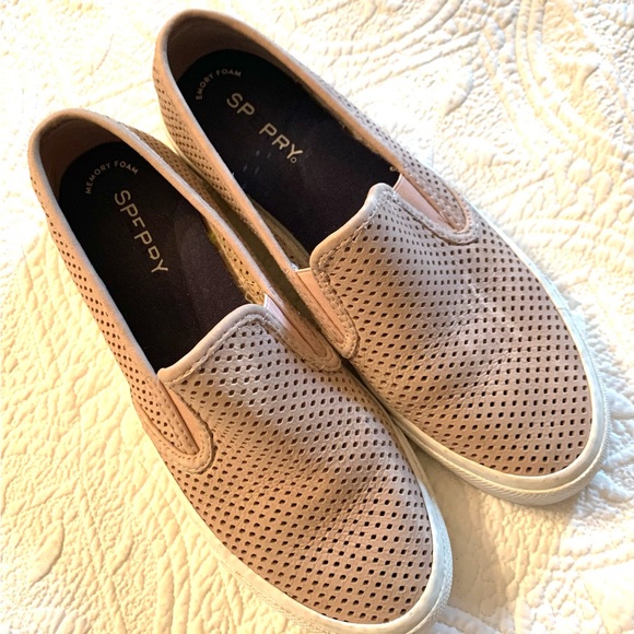 SPERRY Memory Foam Slip On Sz 7.5 - Picture 2 of 9